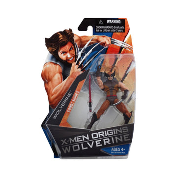 X-Men Origins Wolverine - Comic Book Series - Wolverine Action Figure Brown Suit