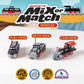 Popular Playthings Magnetic Vehicles for Toddlers 1-3, Mix or Match Car Toys, Set of 3 Gift for Kids - Train