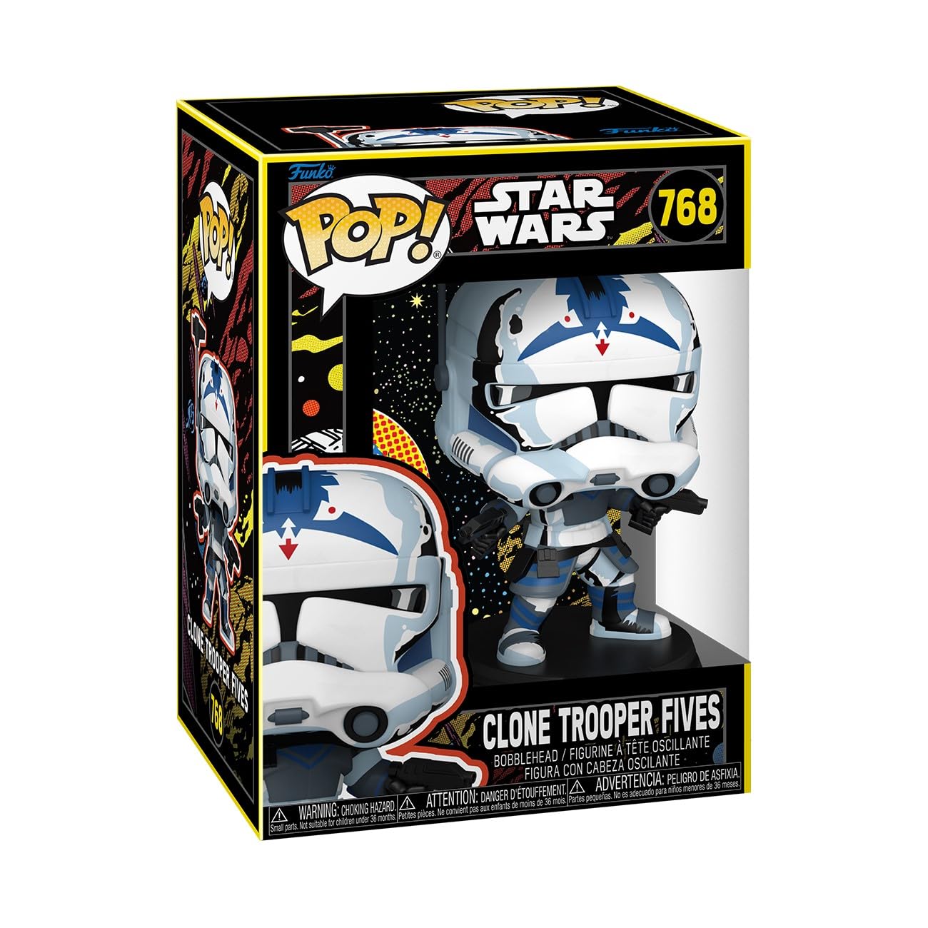 Funko Pop Star Wars: Clone Wars - Fives - (Retro) - Collectable Vinyl Figure - Gift Idea - Official Merchandise - Toys for Kids & Adults - Sci-Fi Fans