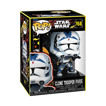 Funko Pop Star Wars: Clone Wars - Fives - (Retro) - Collectable Vinyl Figure - Gift Idea - Official Merchandise - Toys for Kids & Adults - Sci-Fi Fans