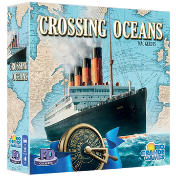 Rio Grande Games Crossing Oceans: Economic Strategy Maritime Board Game for 2-4 Players, Ages 14+, 19th Century Trading Game with 45-90 Minute