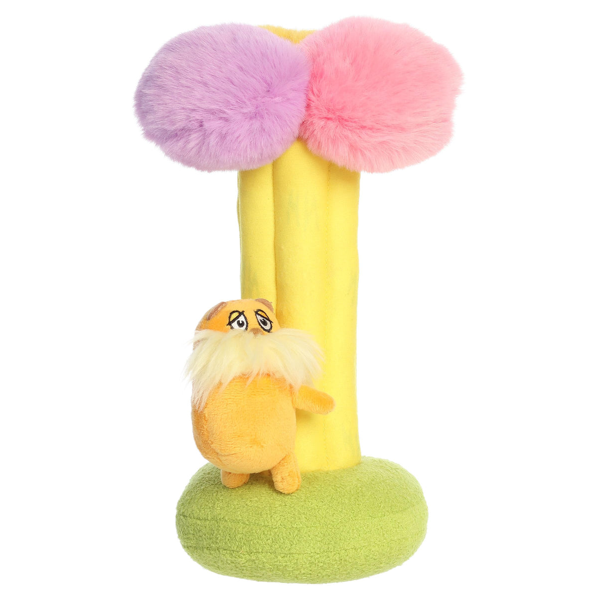 Aurora Dr. Seuss 10.5" Lorax Climbing Truffula Tree Whimsical Plush