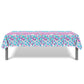Partystadl 2 Pcs Mermaid Tablecloth, Under the Sea Table Cloth Disposable Rectangular Plastic Table Cover for Kids Girls Summer Mermaid Themed