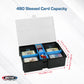 BCW Prime X4 XL Gaming Box | Playing Card Storage Box for Decks and Game Accessories, Includes Removable Dividers and Dice Trays | Trading Card