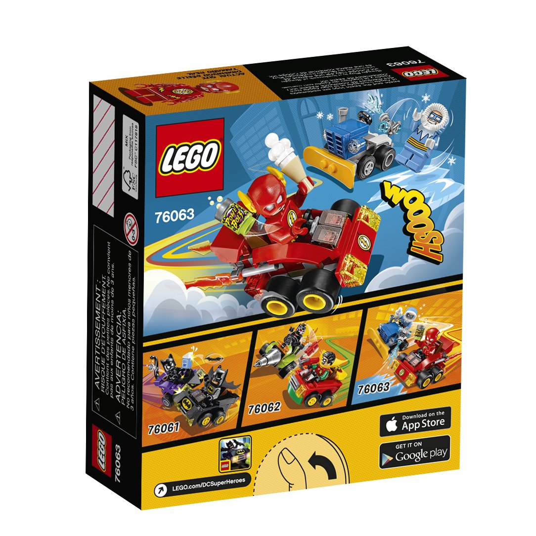 LEGO Super Heroes Mighty Micros: The Flash vs Captain Cold 76063 Building Kit (88 Piece)