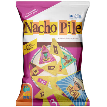 Nacho Pile Party Game - Fast-Paced Game of Chip-Stacking Fun! Push-Your-Luck Strategy Game, Fun Family Game for Kids and Adults, Ages 7+, 2-4 Players