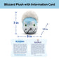 Thunderheads Blizzard Plushie, Educational Storm Plush with Fun Fact Card, Soft Collectible Toy for Earth Science, Sustainable STEM Tool and Weather