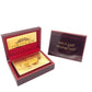 Yuanhe Gold Deck of Cards - Waterproof Playing Cards Luxury Playing Cards with Wooden Gift Box,Great for Poker Cards Game, Game Nights and Casino