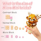 4 Packs Micro Cute Animals Building Set with Ice Cream Cup Base - Panda, Hamster, Raccoon, Fox, Creative Buidling Blocks Party Favors for Goodie Bags