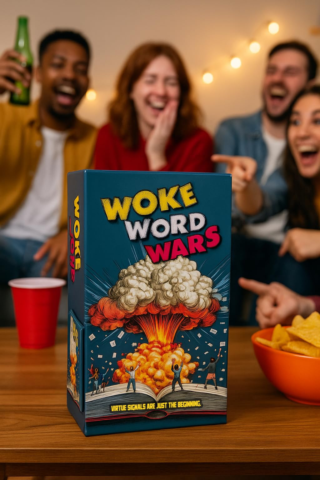 Woke Word Wars: The Ridiculously Funny Adult Party Card Game (3-12 Players, 520 Cards)