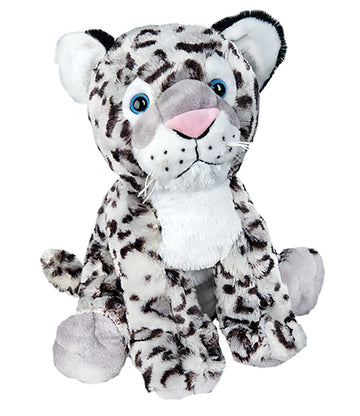 Stuffems Toy Shop Record Your Own Plush 16 inch Snow Leopard - Ready to Love in A Few Easy Steps