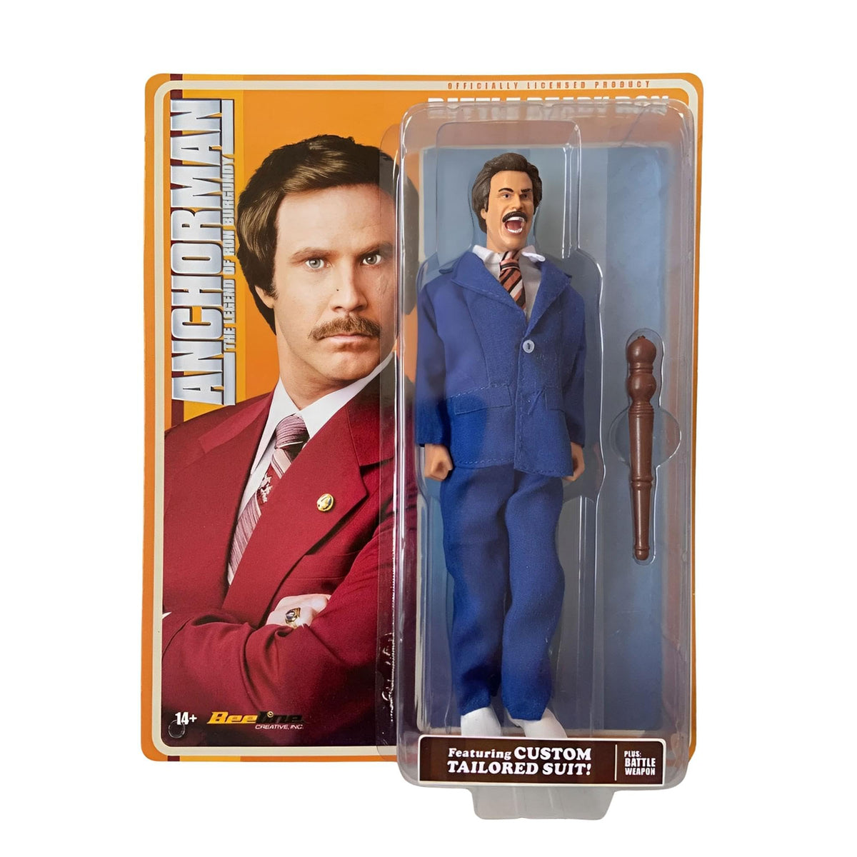Anchorman Battle Ready Ron 8" Figure