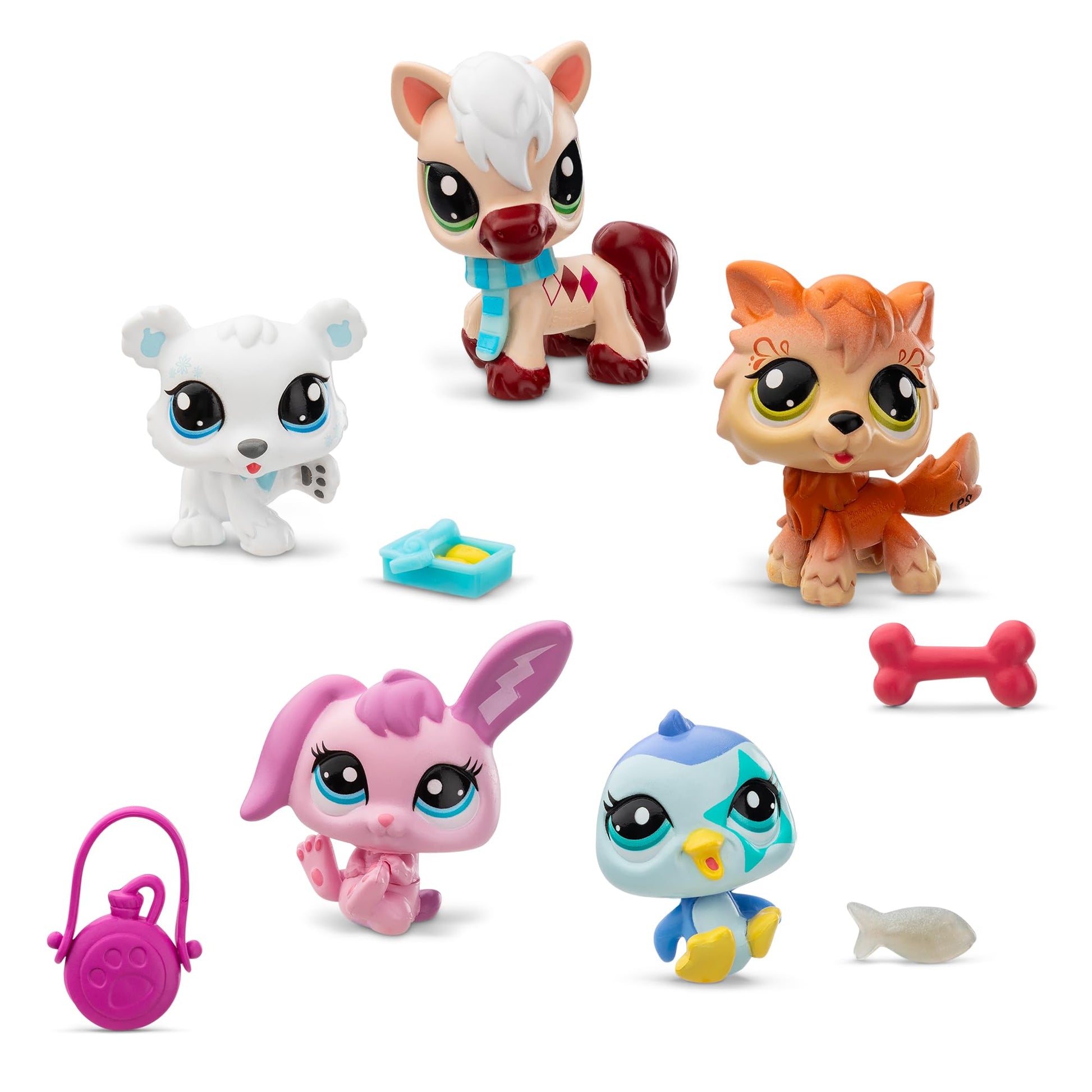 Littlest Pet Shop - Winter Besties Collector Set - LPS Gen 7, Authentic Mystery Figures, Surprise Collectible Kidult Toy, Girls, Boys, Kids, Tweens