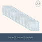 Bonjour Fête Light Blue Gingham Paper Party Dinner Napkins | Premium Party Supplies | Baby Showers, Bridal Showers, Tea Parties, & Casual Gatherings |