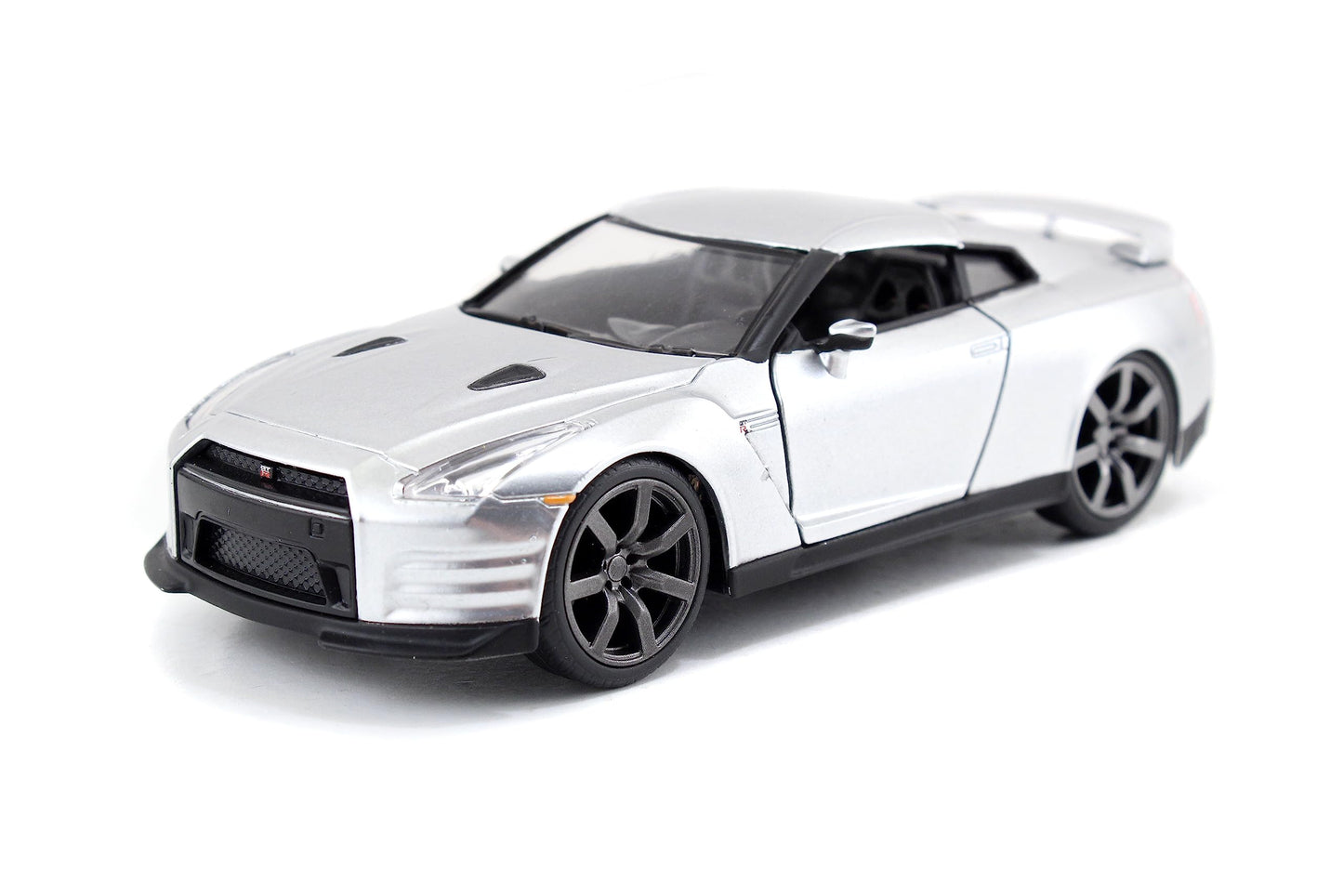 Jada Fast & Furious 1:32 2009 Brian's Nissan GT-R R35 Die-Cast Car, Toys for Kids and Adults(Silver)