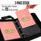 Jumbo Card Binder With 100+Sleeves Fit XL Oversized Jumbo Cards - Premium Penny Sleeves,3-Ring Jumbo Card Binder for Oversized Cards 5.9 * 8.1 Inch.