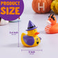 JOYIN 36 Pcs Halloween Ducks Bath Toys, Rubber Ducks Bulk for Halloween Party Favors, Mini Duckies Baby Bathtub Toys for Trick or Treating Goodie Bag