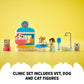 LEGO DUPLO Town Visit to The Vet Clinic Pet-Care Role-Play Toy, Dog, Cat and Veterinarian Figures, Social Emotional Learning Pretend Play Animal Set