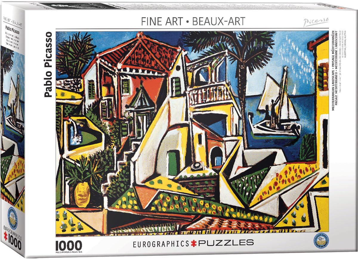 EuroGraphics Pablo Picasso, Mediterranean Landscape, Multicolor