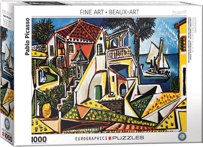 EuroGraphics Pablo Picasso, Mediterranean Landscape, Multicolor