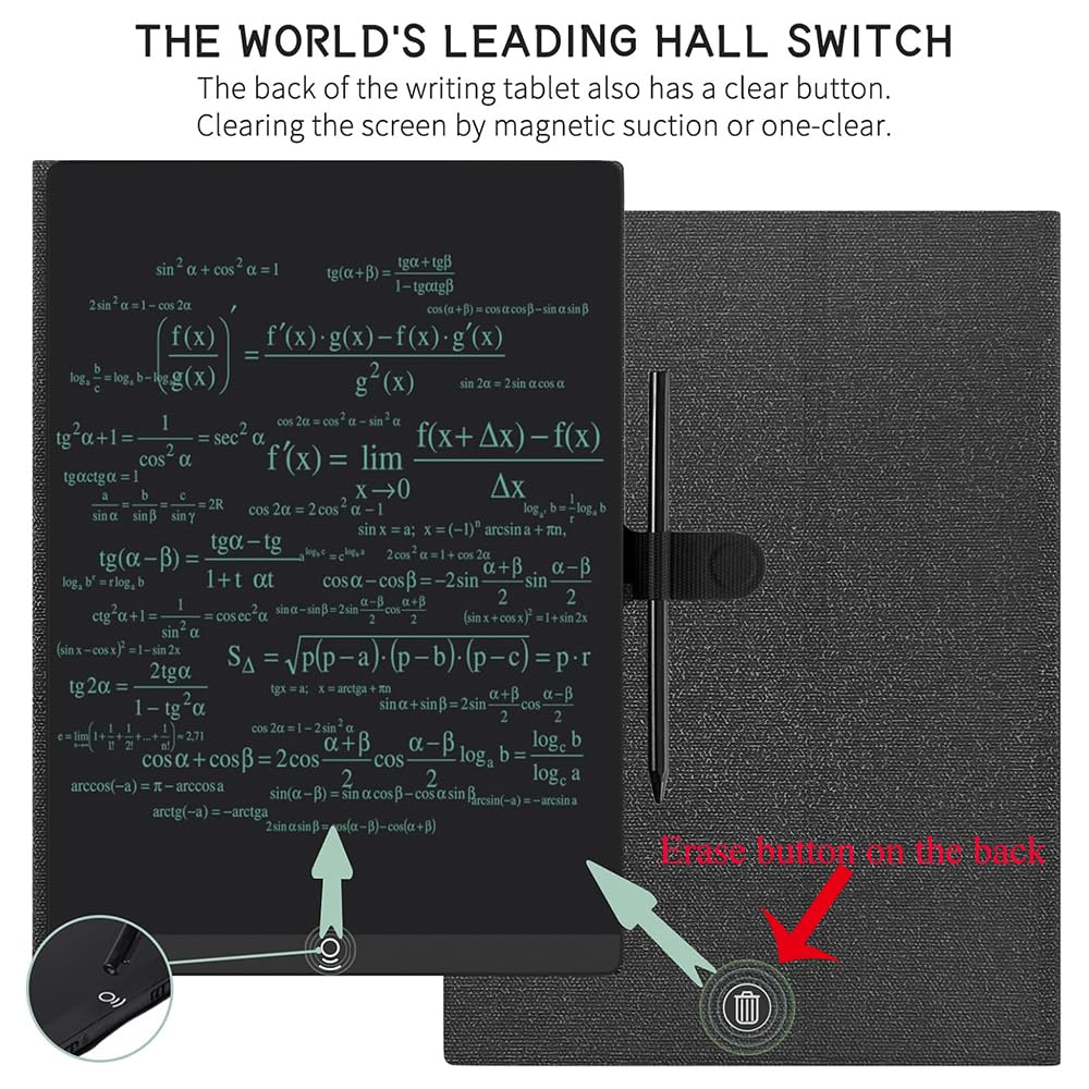 11.5in Erasable Writing Tablet for Drafting, Taking Notes and Leaving Message, Superfine Line Design Precise Sketching Writing Board Drawing Pad