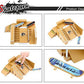 Kidsdream 5pcs Skate Park Kit Ramp Parts for Tech Deck Fingerboard Mini Finger Skateboard Fingerboards Ultimate Parks with 2PCS Finger Boards