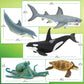Safari Ltd. Sea Animal Toy Set - Figurines of Great White, Dolphin, Turtle, Octopus, and Orca - Play Set for Boys, Girls and Kids 3+