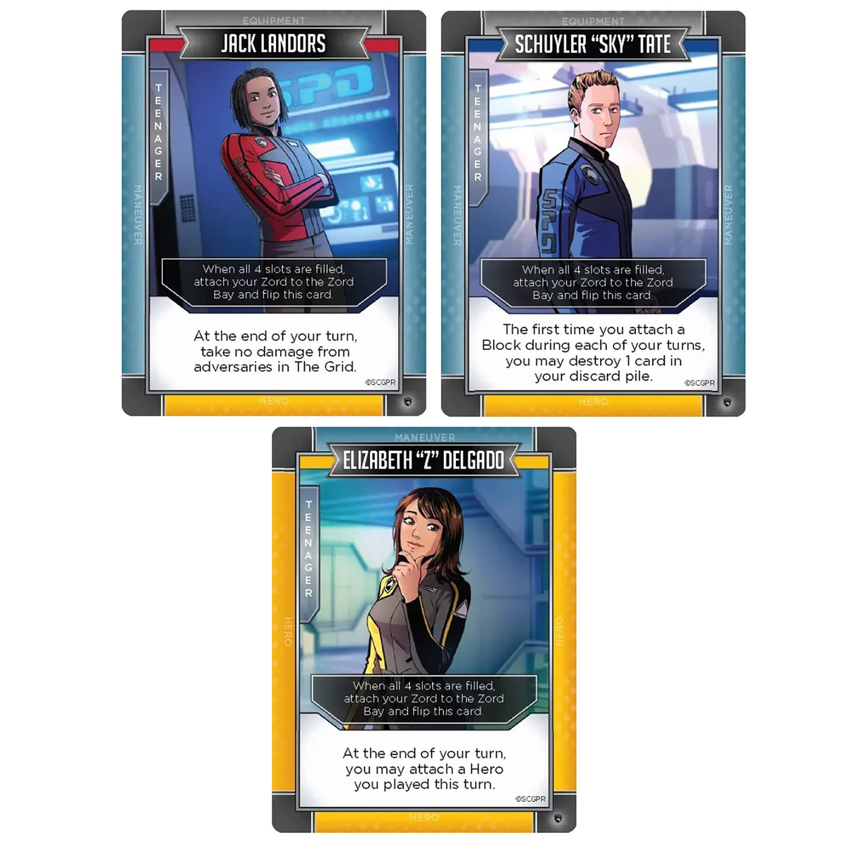 Renegade Game Studios Power Rangers Deck-Building Game S.P.D. Expansion