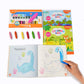 YPLUS Coloring Set for Kids with 24 Crayons 3 Coloring Books, Toddler Painting Kit Peanut Crayon Drawing Books, Washbale Non Toxic Art Craft Supplies