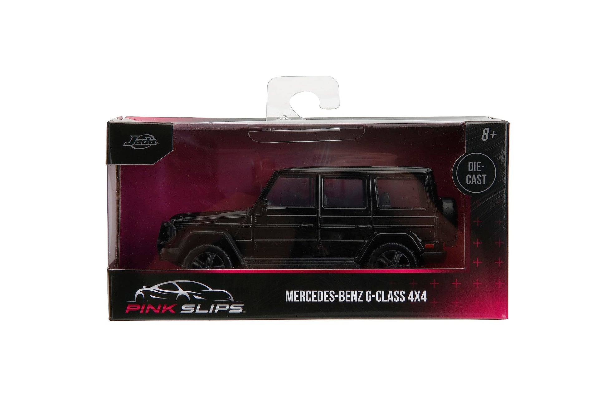 Jada Pink Slips 1:32 W1 Mercedes Benz G Class 4x4 Die-Cast Car, Toys for Kids and Adults (Black)