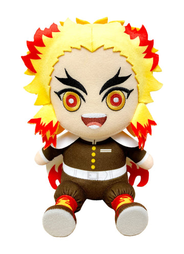 Great Eastern Entertainment Demon Slayer - Kyojuro Rengoku Delicious Sitting Pose Plush 7" H