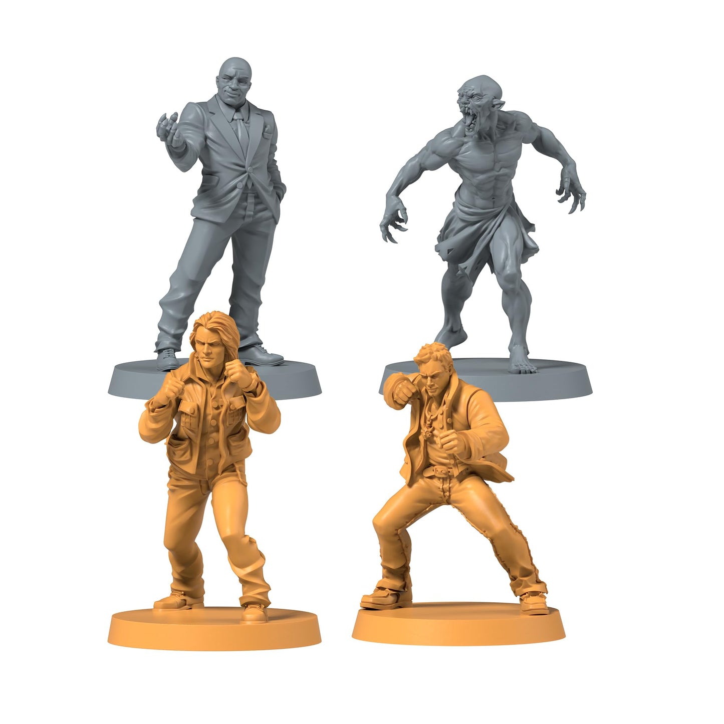 Zombicide Supernatural Character Pack #1 - Sam, Dean, Alpha Vampire, Wendigo - Unleash Hellish Action! Cooperative Strategy Board Game for Ages 14+