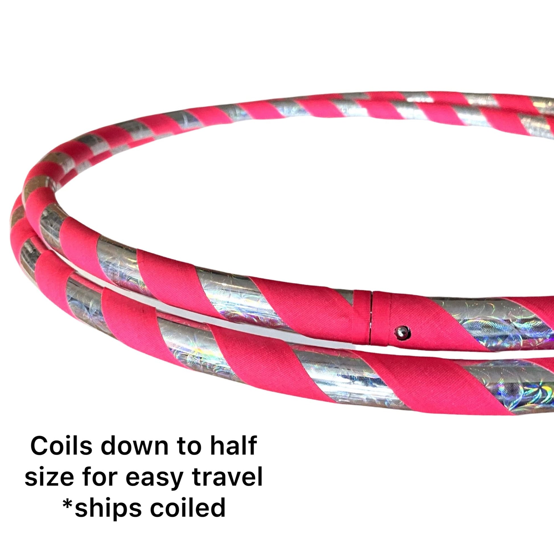 Beginner Dance Hula Hoop. Handmade in the USA (Pink)