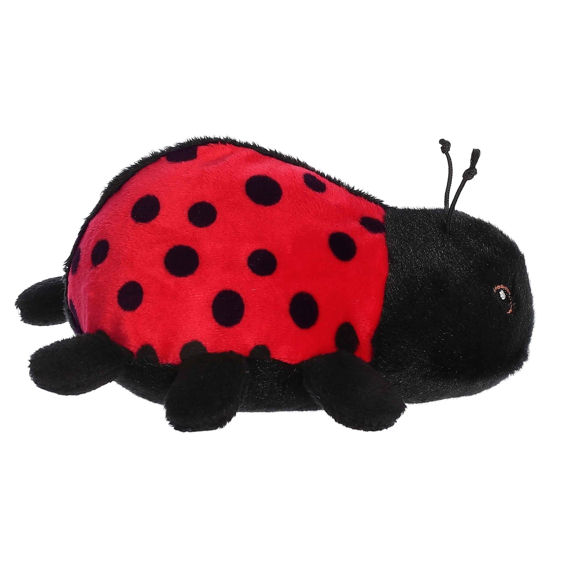 Aurora® Responsibly Made Eco Nation™ Eco Softies™ Ladybug Stuffed Animal - Ideal for Playtime Adventures - Perfect for Birthdays or Just Because - Red
