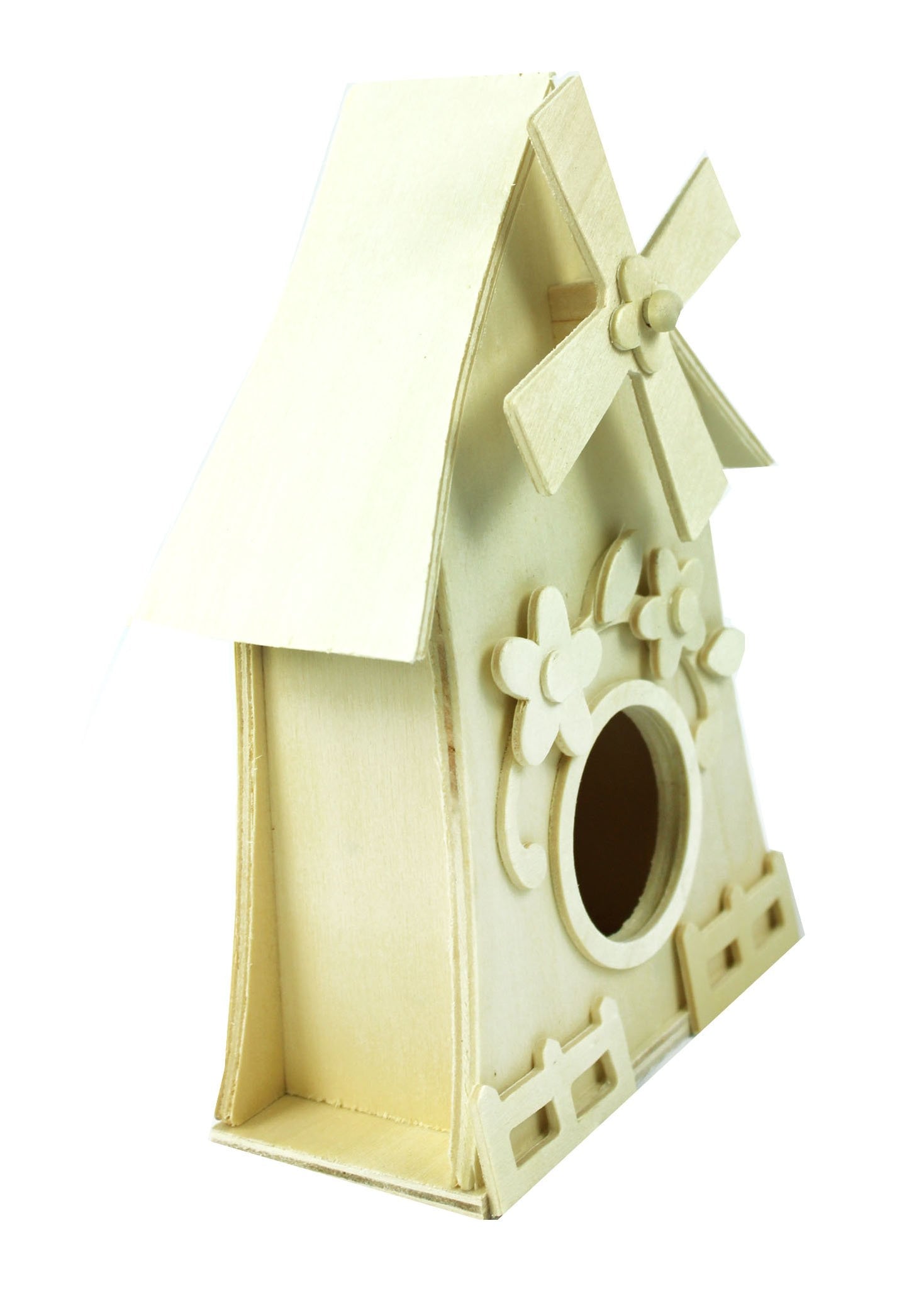 MasterPieces Works of Ahhh Windmill Birdhouse Large Wood Paint Kit