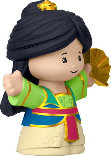 Disney Princess Mulan Little People Single Character Figure Toddler Toy for Pretend Play