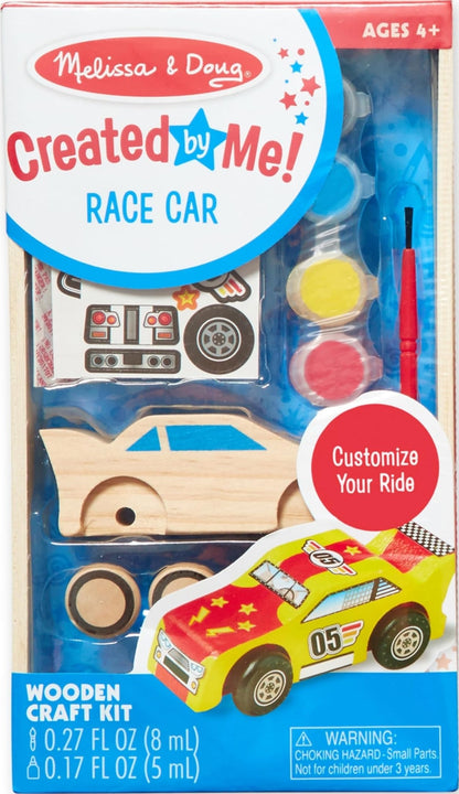 Melissa & Doug Created by Me! Race Car Wooden Craft Kit