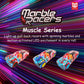 Marble Racers LED Light Up Pull Back Race Car for Kids, Friction-Powered with Flashing Motion Activated LED Lights, Boys Girls & Toddlers Toy (Ages