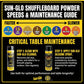 Twin Pack of Sun-Glo #4 Speed Yellow Bear Shuffleboard Powder Wax