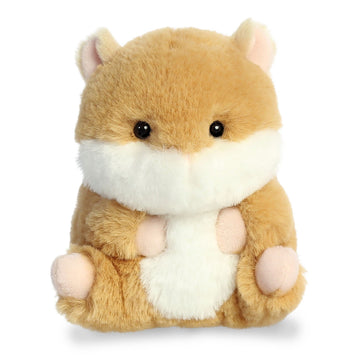 Aurora® Playful Rolly Pet™ Frolic Hamster™ Stuffed Animal - Compact Size for On-the-Go Fun - for Adults, Kids, Birthdays, and Anniversaries - Brown 5