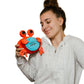 Punchkins Crab Plushie - Holy Crab! Sassy Crab Plush, Gift for Animal Lovers, Cute Plush Toy for Gifting