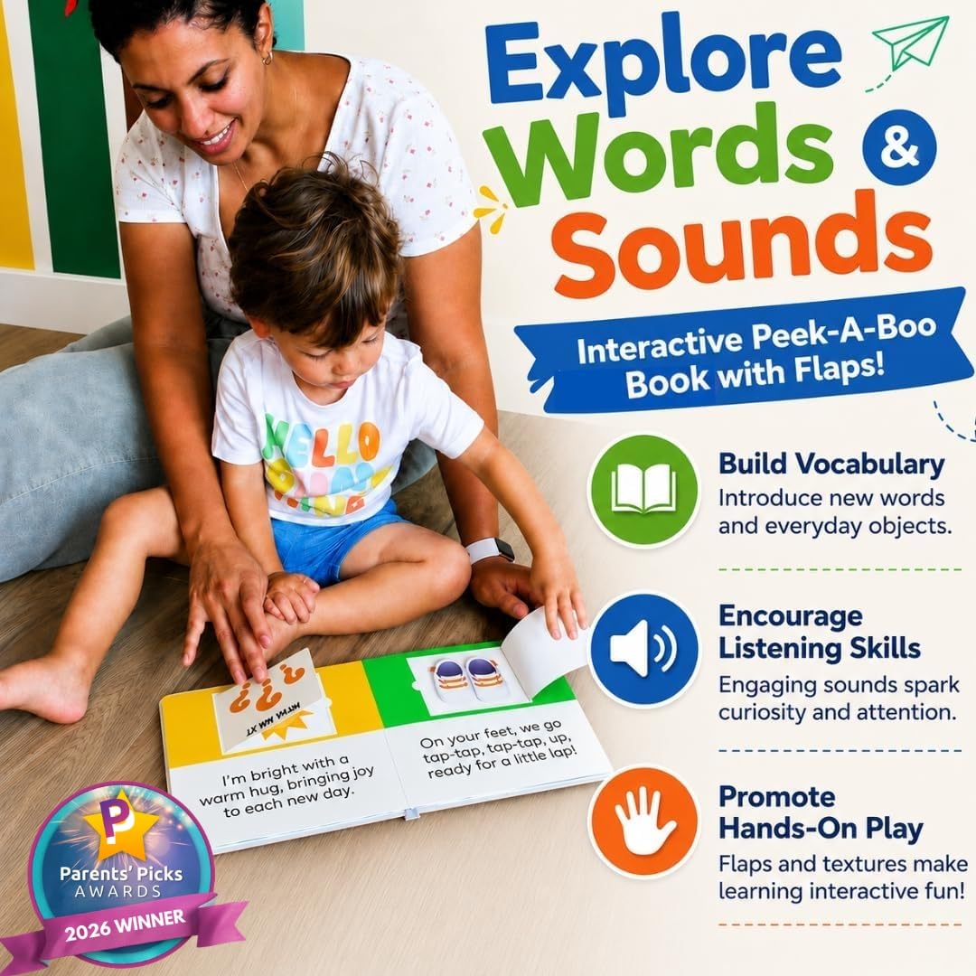 Speech Therapy Learning Toys 1-2 Year Old Toddler Flash Cards & Activities