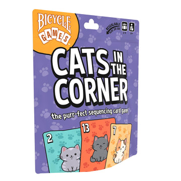 Bicycle Cats in the Corner Card Game - Family-Friendly Strategy Card Game for Kids, Teens & Adults, Easy-to-Learn Gameplay, Fun Cat-Themed Game Night