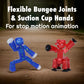 Zing StikBot Poseable Action Figure - Stop Motion Animation Toy, 2-Pack