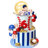 Baseball Cake Toppers Sports Cake Decorations with Red Blue White Ball for Sport Theme Birthday Supplies (Baseball)