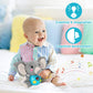Aitbay Plush Elephant Music Baby Toys 0 to 6 Months, Cute Stuffed Animal Light Up Baby Toys Newborn Baby Musical Toys for Infant Babies Boys & Girls