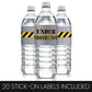 Under Construction Party Water Bottle Labels, Construction Birthday Decorations - 20 Stickers