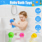 Auvitaya 4 PCS Octopus Water Balls, Sensory Stress Relief Floating Pool Toys for Kids, Water Splash Balls Toddler Swim & Bath Toys, Christmas Goodie
