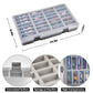 FULLCASE Display Case for Hot Wheels Cars, Toy Organizer Storage Box Holds 27 Toy Cars, Portable Carrying Container with 4 Size Slots for Hotwheels