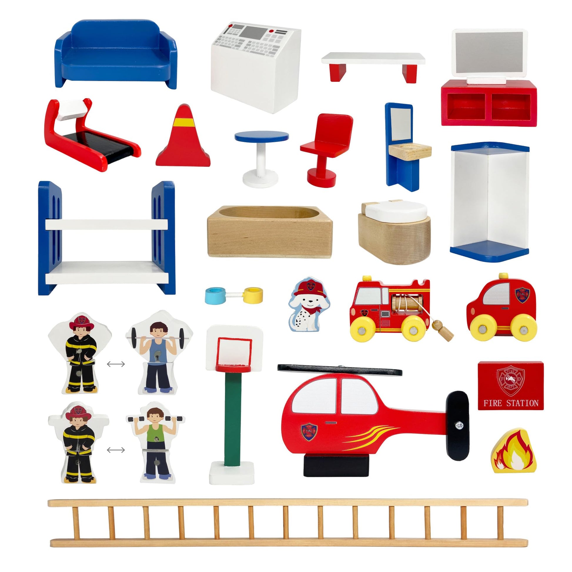 Teamson Kids - Fire Station Playset